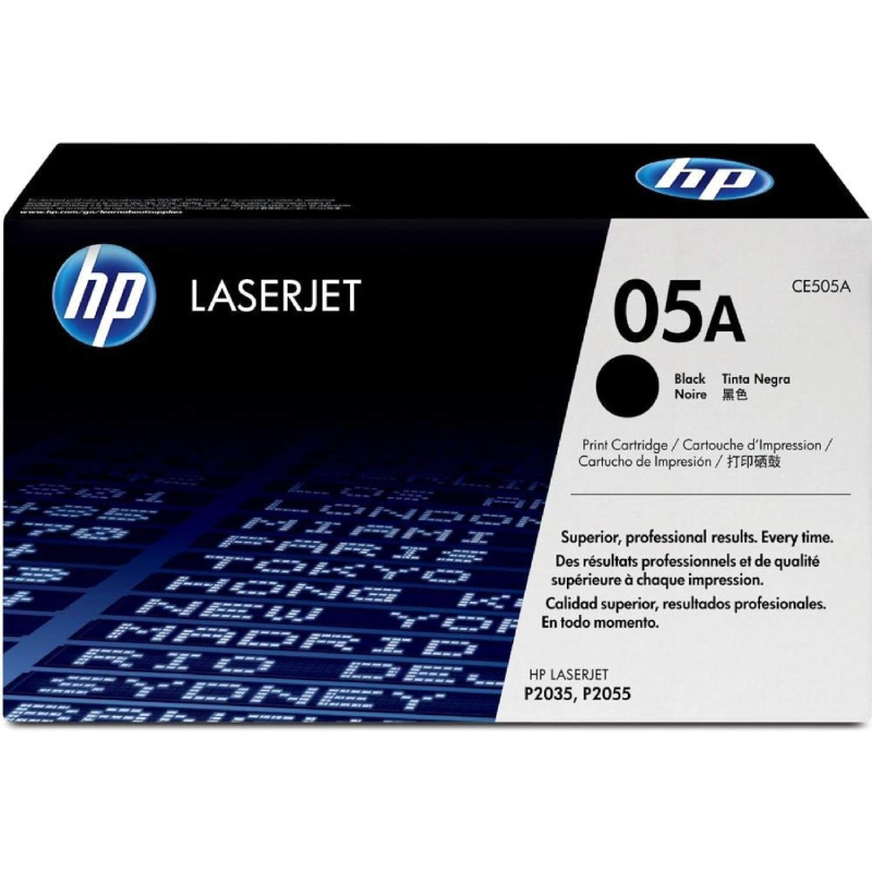 حبر ليزر اتش بي 05A – CE505A اسود