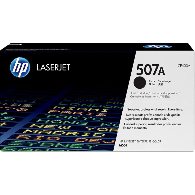 طقم حبر ليزر اتش بي 507A ملون CE403A | CE402A | CE401A | CE400A - الصورة 2