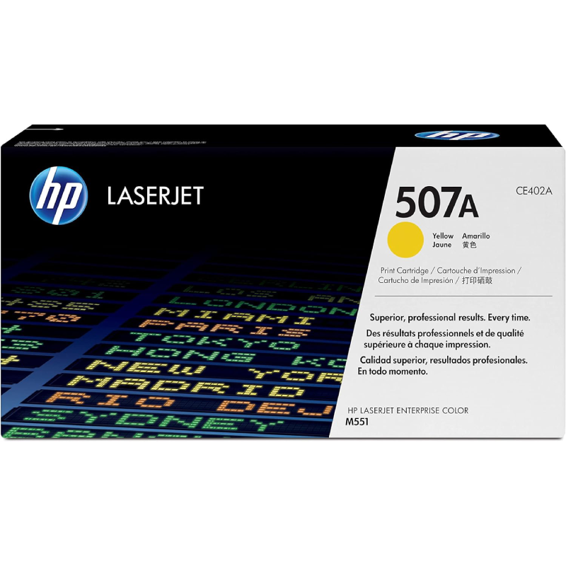 طقم حبر ليزر اتش بي 507A ملون CE403A | CE402A | CE401A | CE400A - الصورة 3