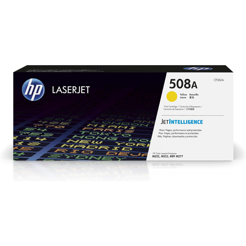 طقم حبر ليزر اتش بي 508A ملون CF363A | CF362A | CF361A | CF360A - الصورة 5