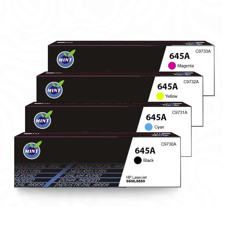 طقم حبر ليزر 645A ملون C9733A | C9732A | C9731A | C9730A