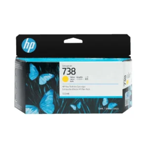 حبر HP 738 130-ml Yellow DesignJet Ink Cartridge 498N7A