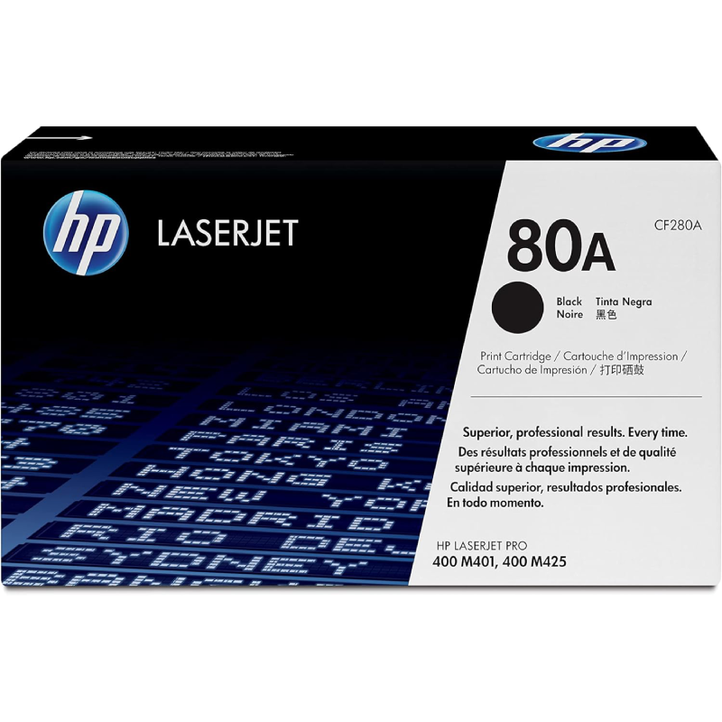 حبر اتش بي 80A – CF280A اسود