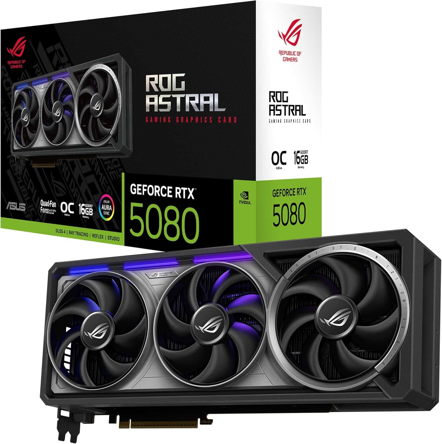 Asus ROG-ASTRAL-RTX5080-O16G كرت شاشة