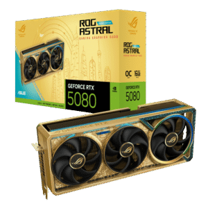 Asus VGA RTX5080 16G OC DHAHAB CORE كرت شاشة