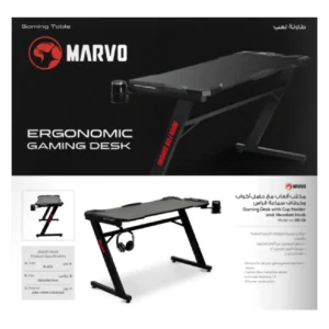 إكسسوار ألعاب DE-05 Gaming Desk – Black طاولة العاب