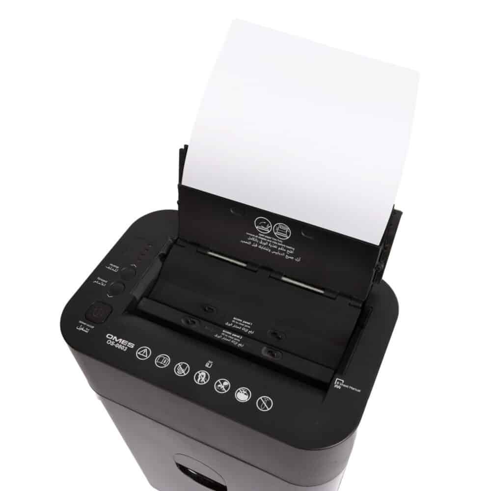 فرامة ورق OMES OS-0803 MICROCUT PAPER SHREDDER - الصورة 2
