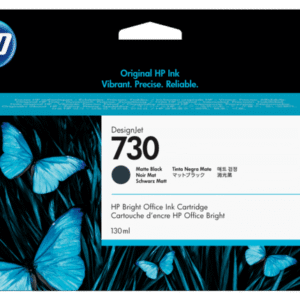 خرطوشة حبر HP 730 باللون الأسود غير اللامع DesignJet سعة 130 مل