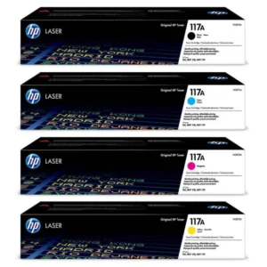 طقم حبر اتش بي 117A ملون W2073A | W2072A | W2071A | W2070A