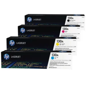 طقم حبر ليزر اتش بي 130A ملون CF354A | CF353A | CF351A | CF350A