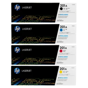 طقم حبر ليزر اتش بي 201A ملون CF403A | CF402A | CF401A | CF400A