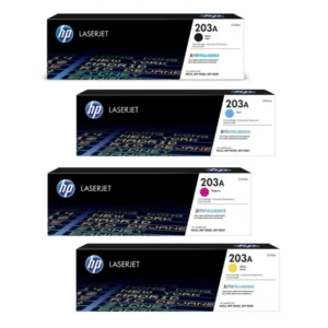 طقم حبر ليزر اتش بي 203A ملون CF543A | CF542A | CF541A | CF540A