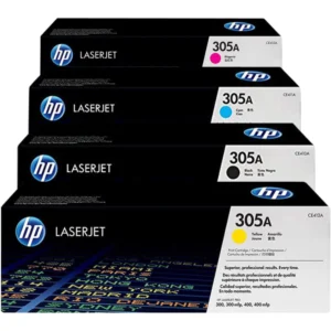 طقم حبر ليزر اتش بي 305A ملون CE413A | CE412A | CE411A | CE410A